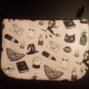 Spooky october makeup bag